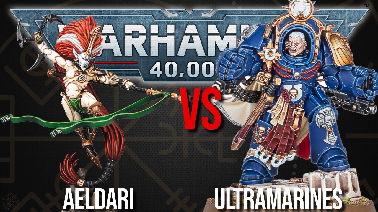 Aeldari Vs Ultramarines - Warhammer 40k 11th Edition