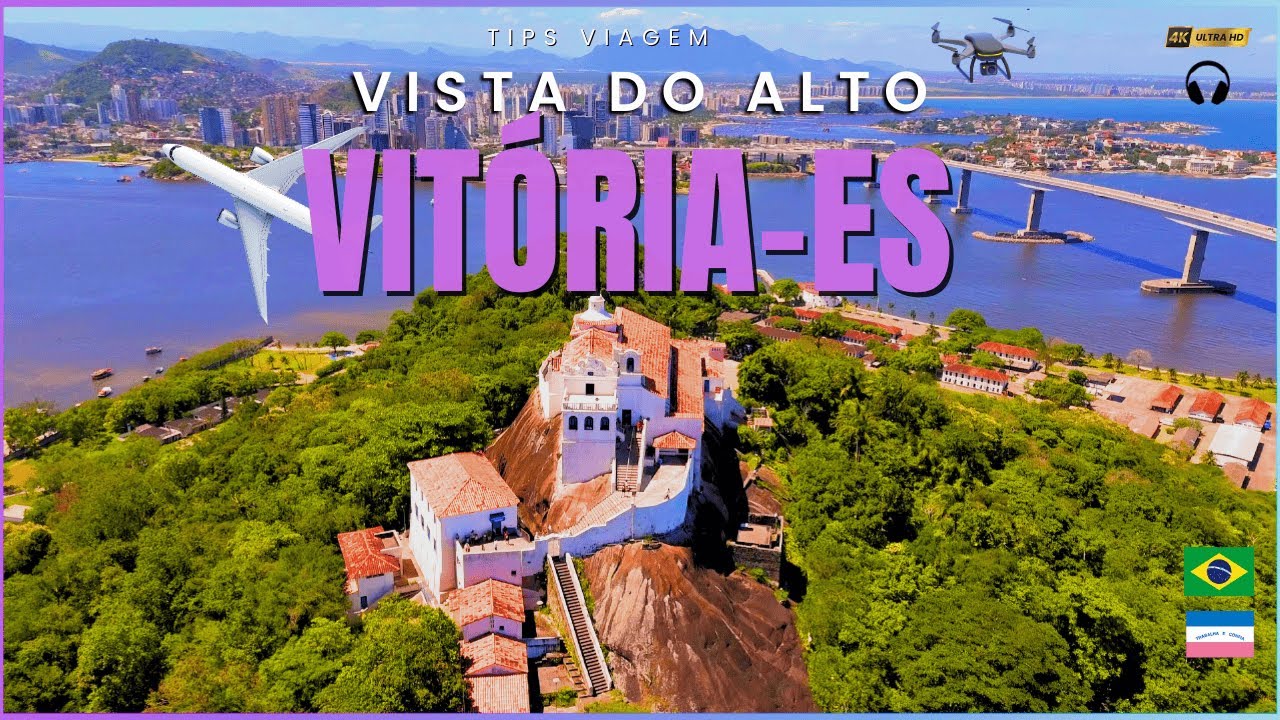 Vitória Espírito Santo Imagens de Drone 4K •