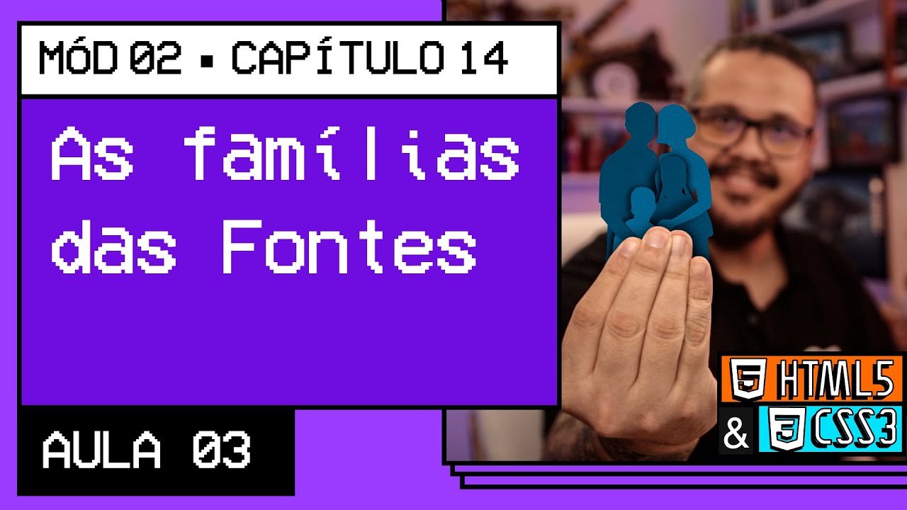 Fam&iacute;lias de fonte com CSS - @Curso em V&iacute;deo HTML5 e CSS3