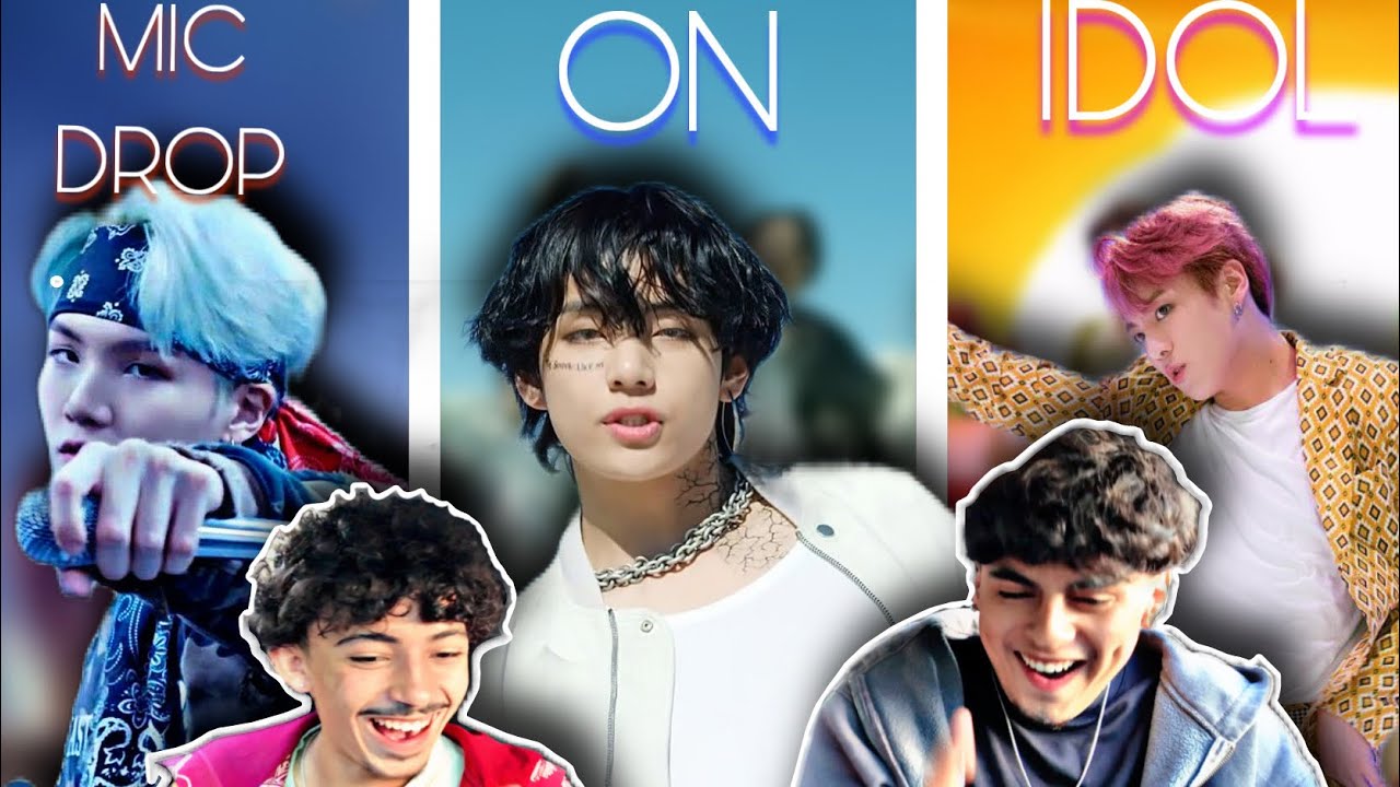 OUR FIRST TIME REACTING TO BTS MUSIC VIDEOS! - BTS ON,IDOL,MIC DROP