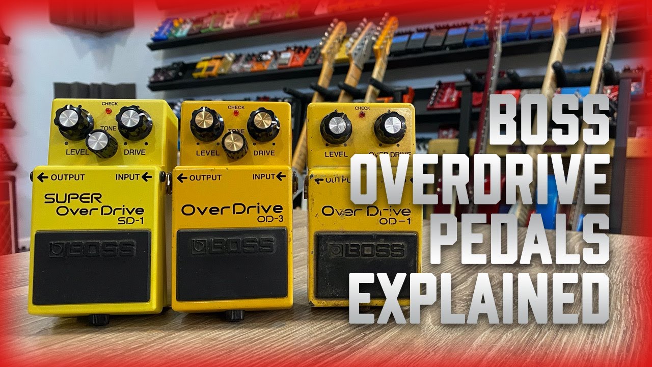 Описание педалей Boss Overdrive OD-1/OD-3/SD-1