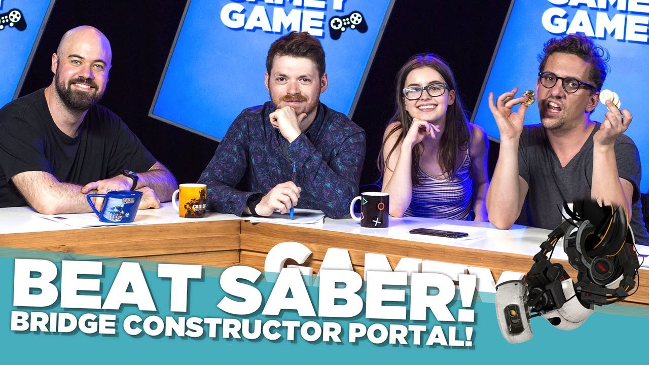 Beat Saber! Bridge Constructor Portal! Gamey Gamey Game