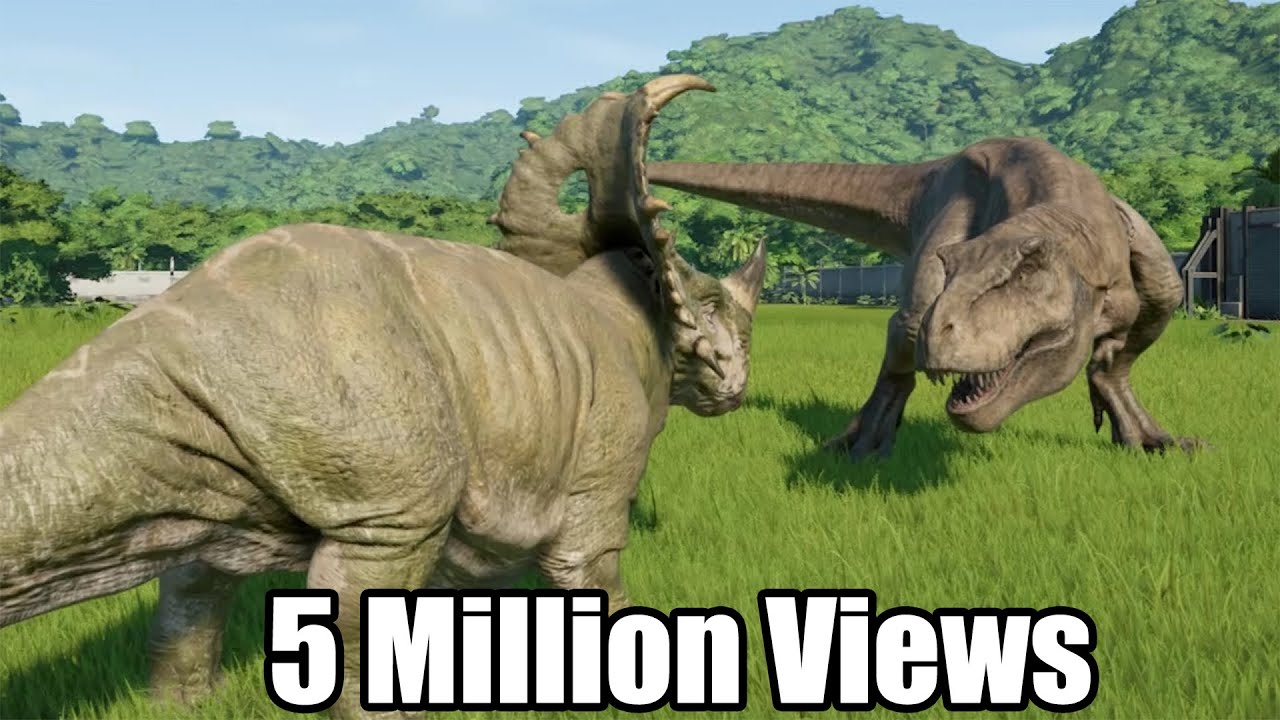 Sinoceratops(Modified) VS Acrocanthosaurus, T-Rex, Giganotosaurus, I-Rex, Carcharodontosaurus