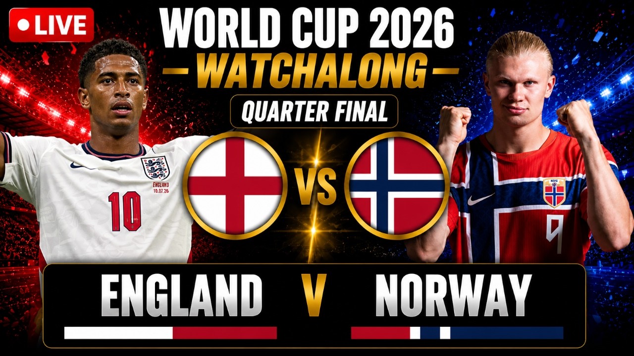England v Norway | FIFA World Cup 2026 Quarter Final Watchalong & Reaction