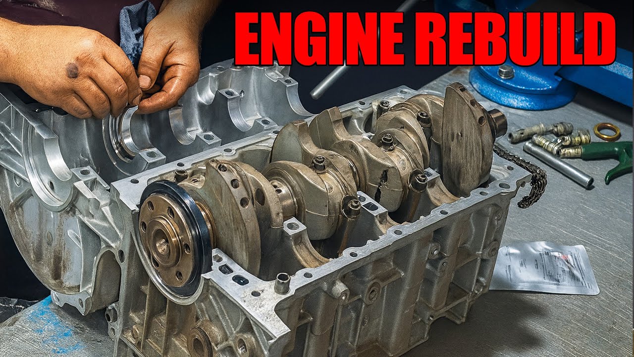 Auto Repair Training: Complete Step-by-Step Engine Rebuild Time-Lapse