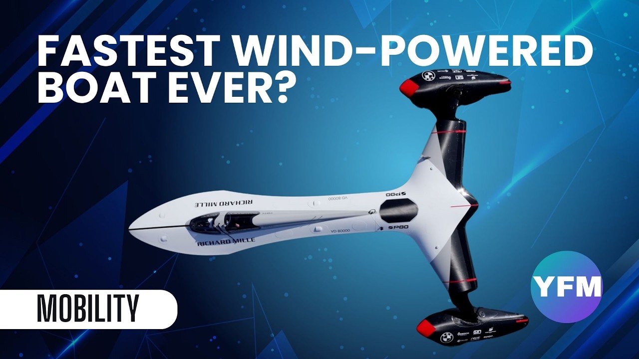 This sailboat is trying to become the fastest ever
