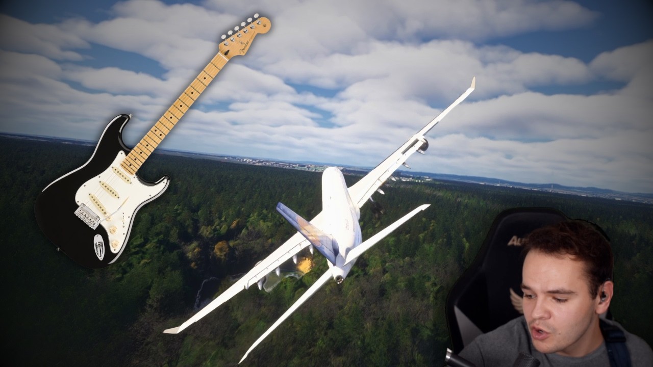 Latałem Airbusem, używając TYLKO GITARY
