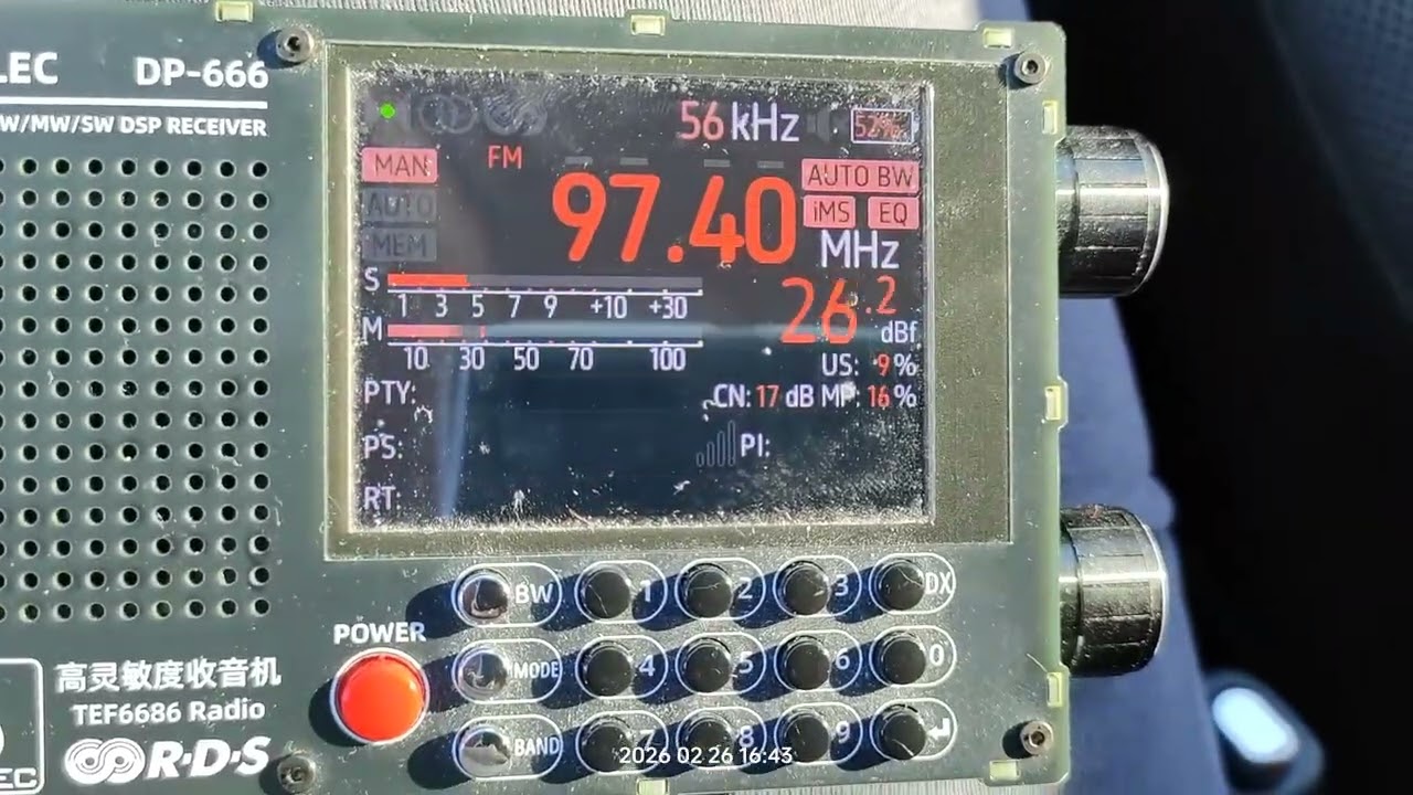 FM DX receptions via tropo radios from Italy in Arta Greece 26/02/2026