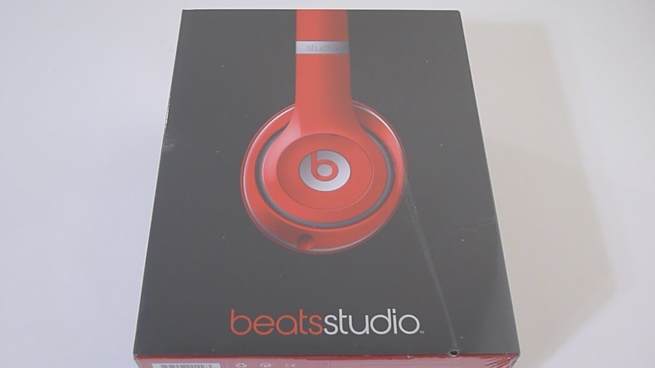 First Look: NEW Redesigned Beats Studio v2 in RED unboxing