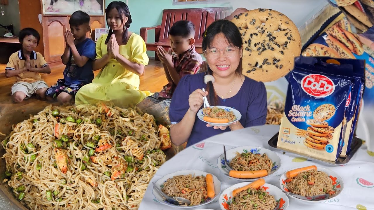 ကလေးတွေအတွက်မုန့်ဖတ်သုပ်စပ်စပ်လေးသုပ်ကျွေးမယ်