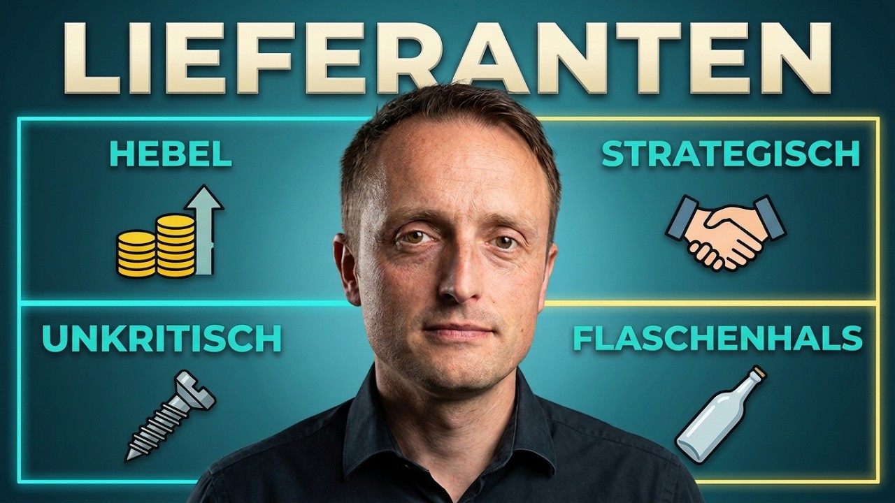 Klassifizierung der Lieferanten | Einkaufsmatrix | Kraljic-Matrix (Erklärung & Beispiele)