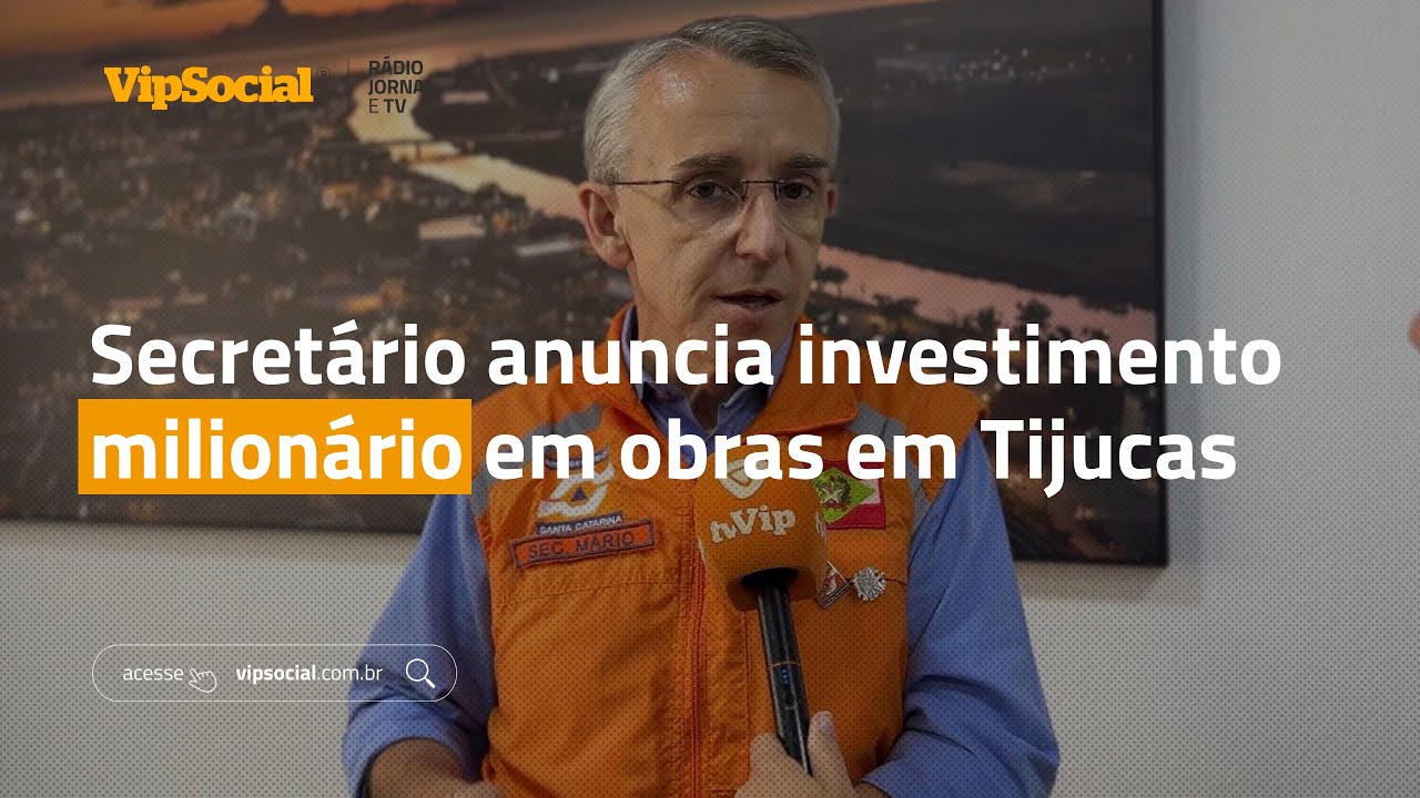 Secretário anuncia investimento milionário em obras