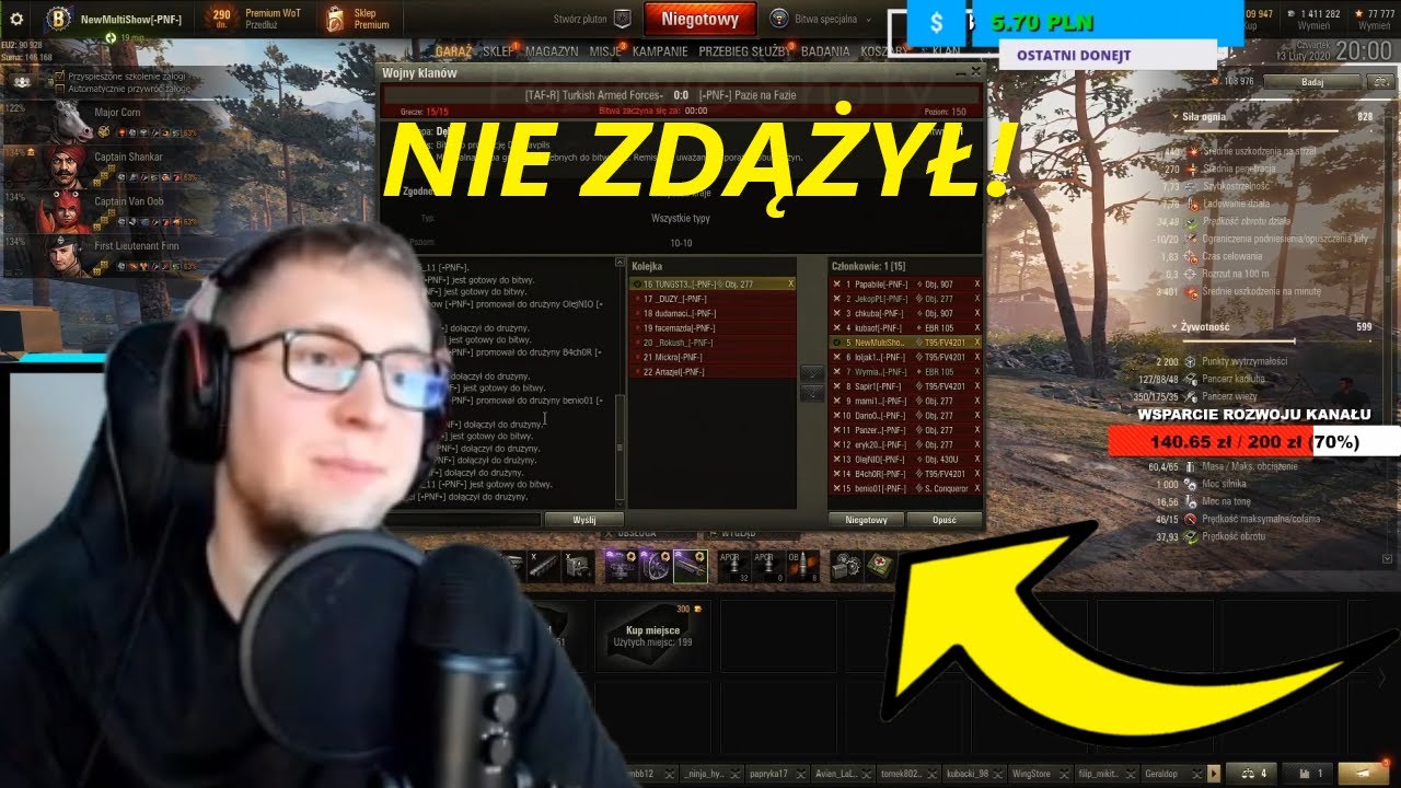 MULTI NIE DAŁ GOTOWOŚCI NA CW - REAKCJA KLANU!