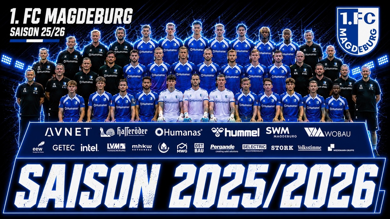 1.FC Magdeburg 2. Bundesliga Kader Übersicht Saison 2025/2026