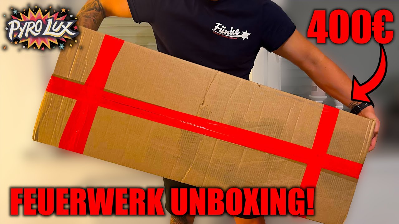 400€ FEUERWERK UNBOXING für SILVESTER  2024