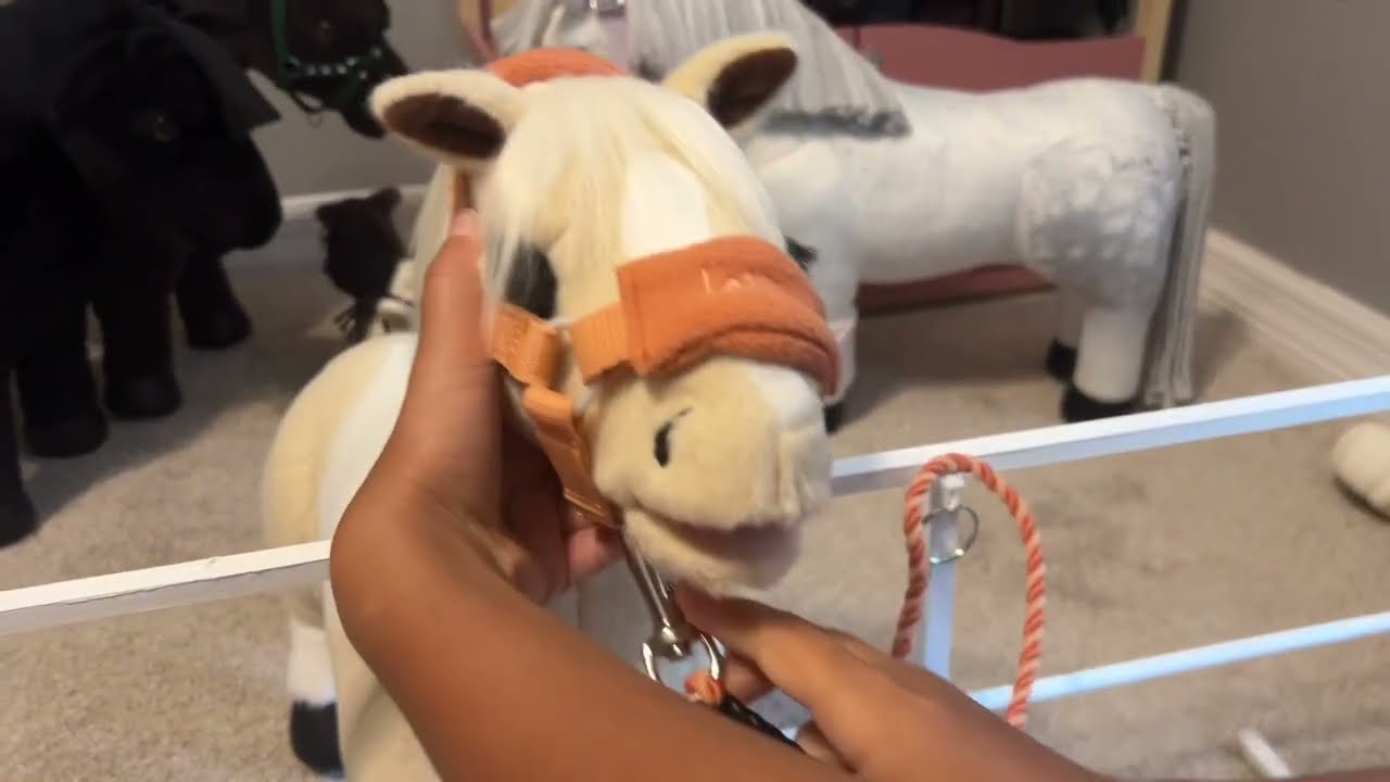 Grooming My Mini LeMieux Pony Lemon | ASMR 