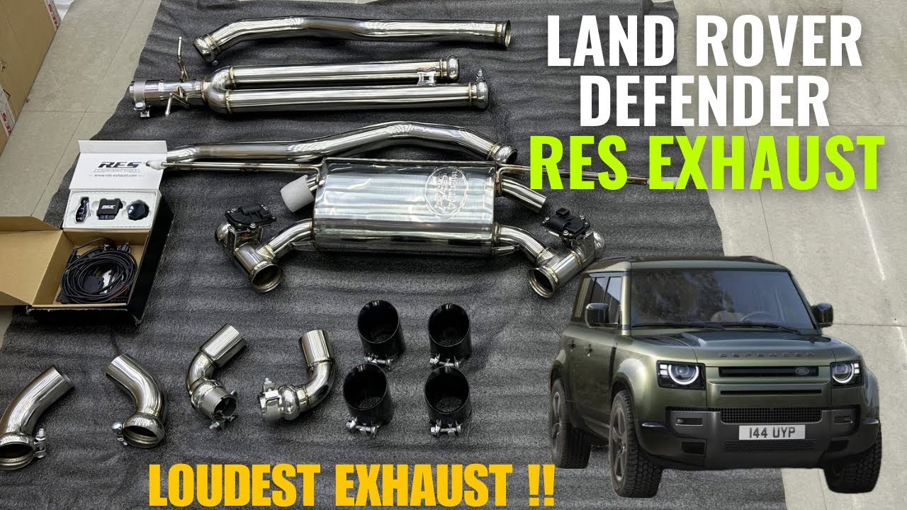 2026 LAND ROVER DEFENDER RES EXHAUST UNBOXING || INSTALLATION 