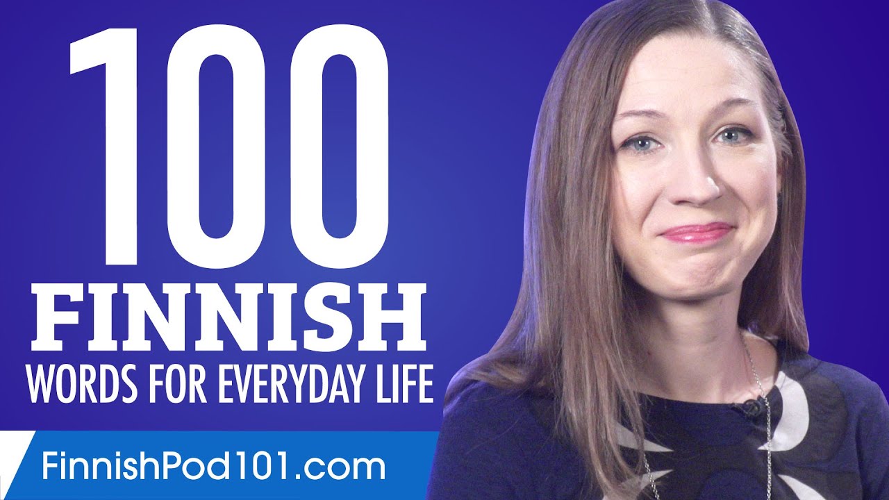 100 Finnish Words for Everyday Life - Basic Vocabulary #5