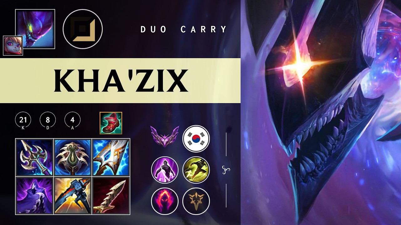 Kha'Zix Carry vs Smolder - KR Master Patch 26.04