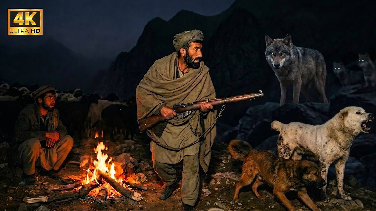 24 Hours Surviving the Harsh Afghan Shepherd Life | Wolf Attacks | Full Documentary