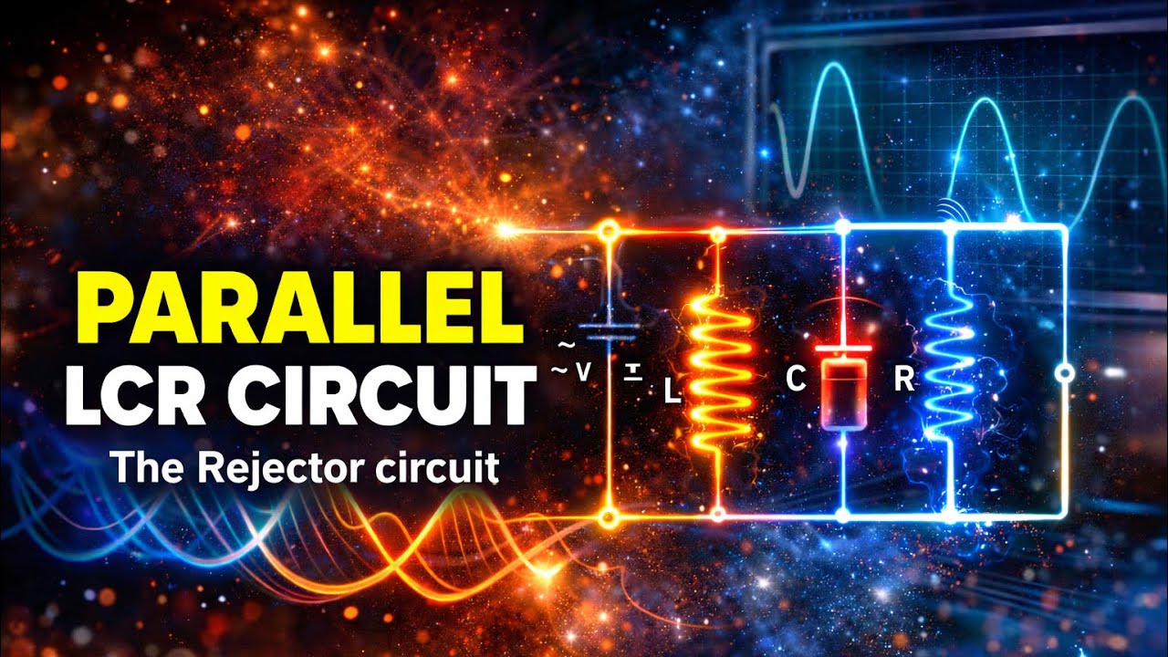 Parallel LCR Circuit| Resonance, Impedance & Current Distribution | JEE Physics in 18 min | Hindi