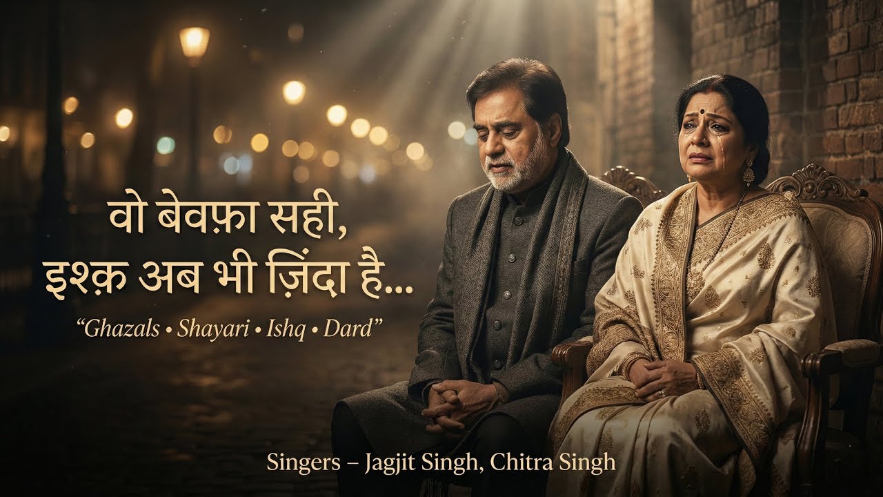 वो बेवफा सही, इश्क़ अब भी ज़िंदा है… | Jagjit Singh, Chitra Singh | Hindi Dard Bhari Ghazal #ghazals