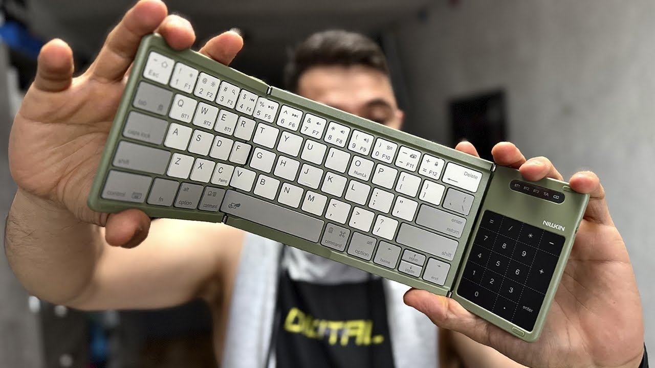 El Mejor TECLADO del MUNDO con TrackPad, PEGABLE y ECONOMICO! Cube Pocket Nillkin