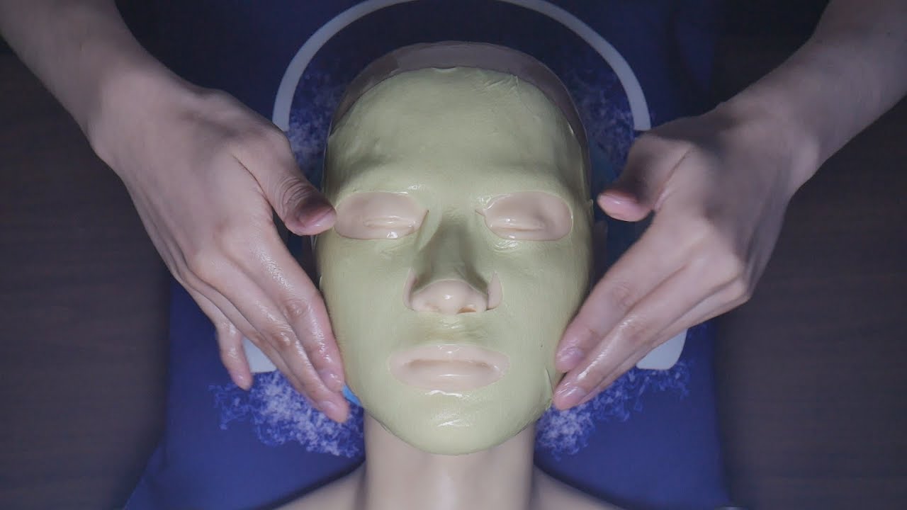 ASMR Skin Care & Gel Massage (No Talking) - Tapping, Rubbing, Touching