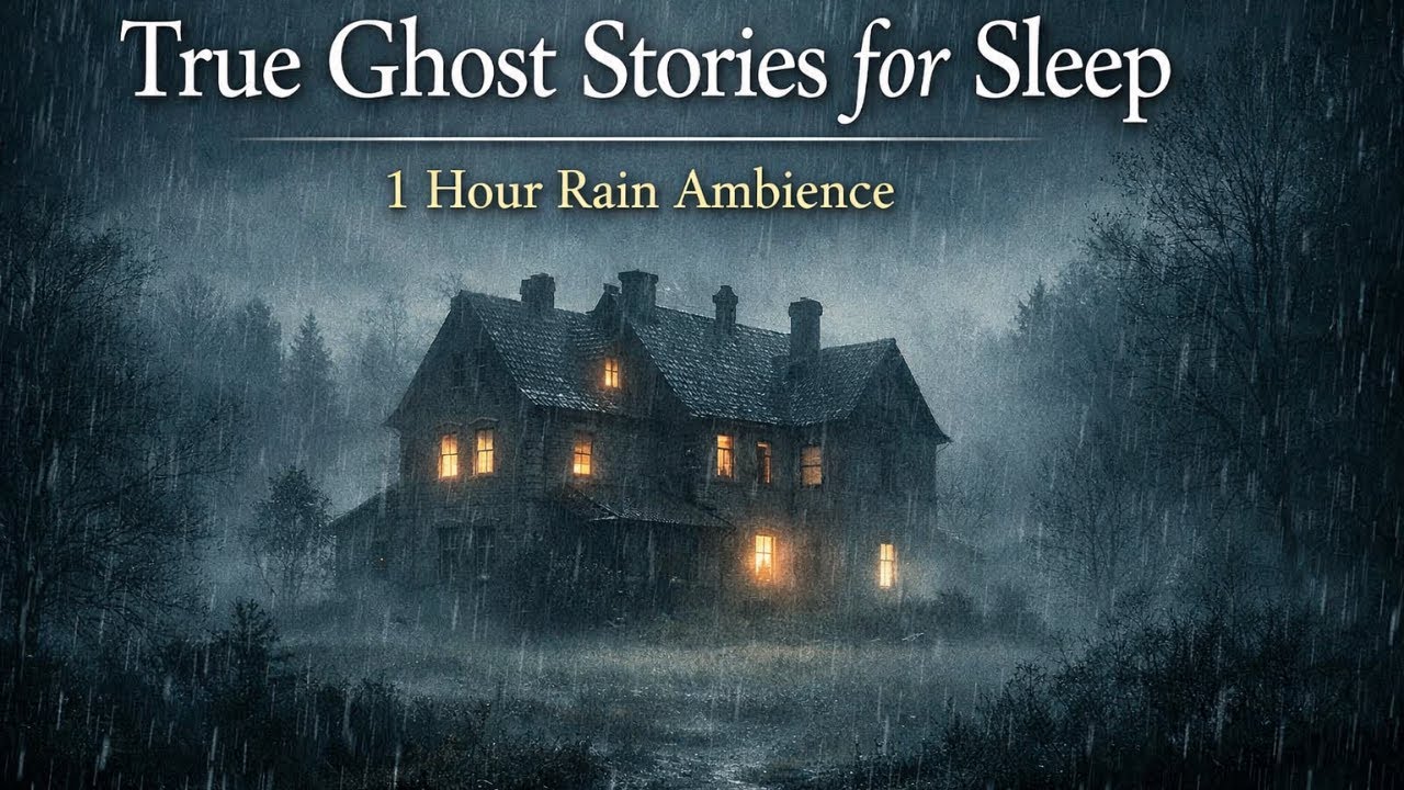 Haunting True Stories to Fall Asleep To | Calm Ghost Encounters & Rain Sounds