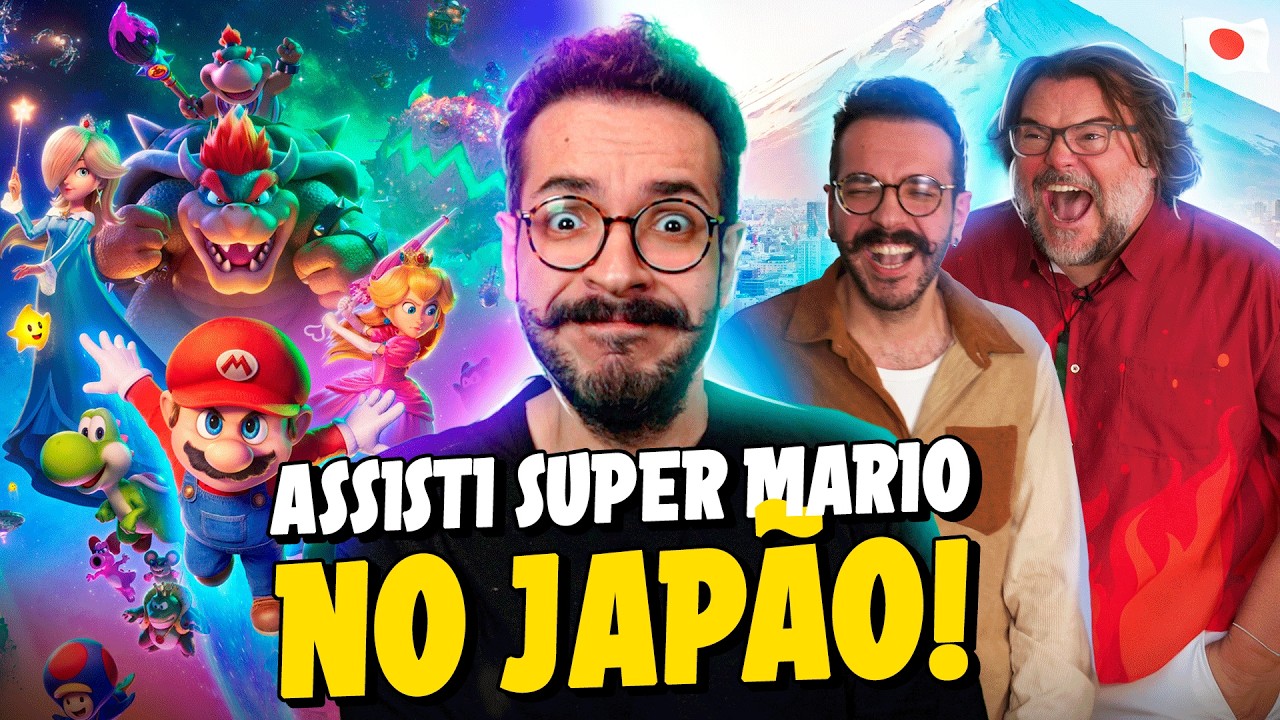 VLOG: ASSISTI &ldquo;SUPER MARIO GALAXY - O FILME&rdquo; COM O ELENCO NO JAP&Atilde;O!