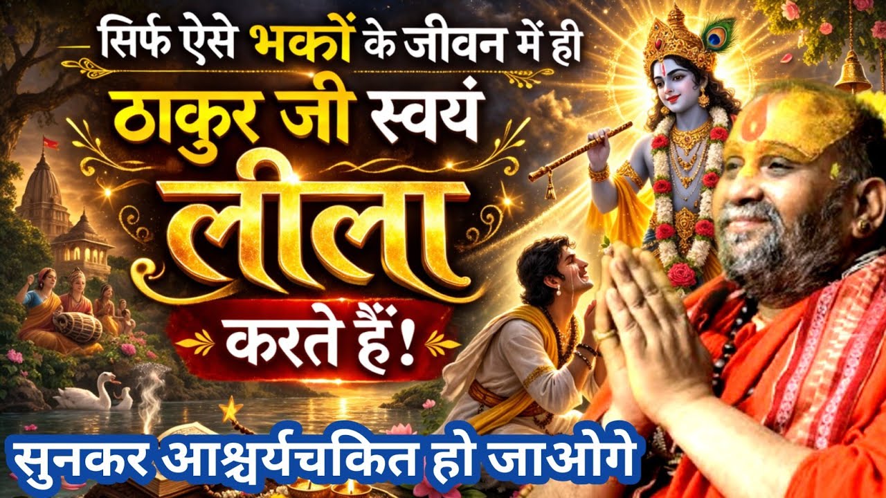भगवान हर किसी के साथ नहीं खेलते | सिर्फ़ ऐसे भक्तों को मिलता है यह सौभाग्य। अवश्य सुने। #satsang 