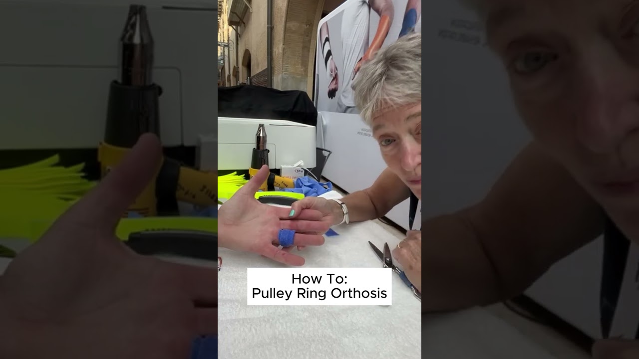 Watch Debby create a Pulley Ring Orthosis at ASHT 2024