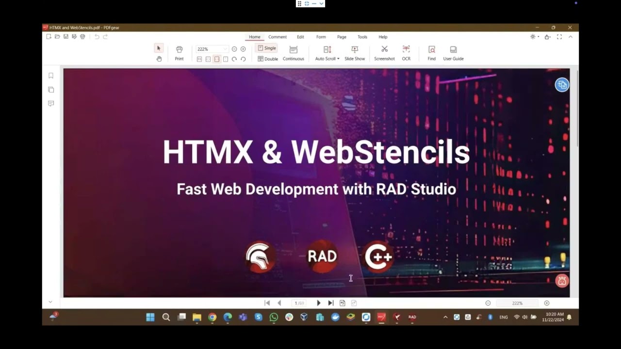 Dev Lounge #17 (WebStencils no RAD Studio 12.2)