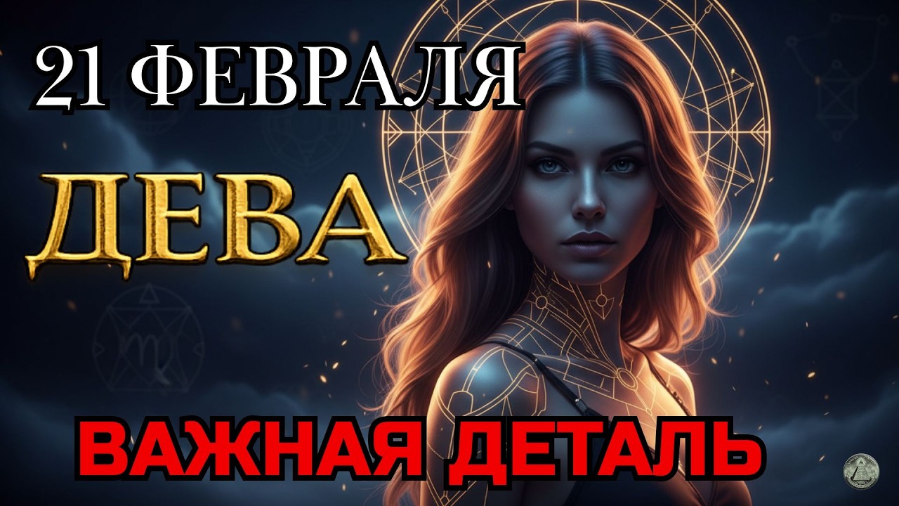 ДЕВА - 21 февраля: день, где решает внимательность. НЕ пропусти Прогноз. Гороскоп на сегодня