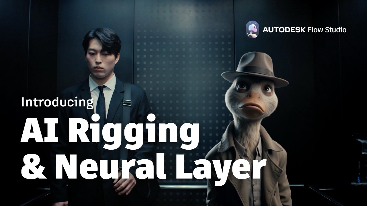 Introducing AI Rigging and Neural Layer | Autodesk Flow Studio
