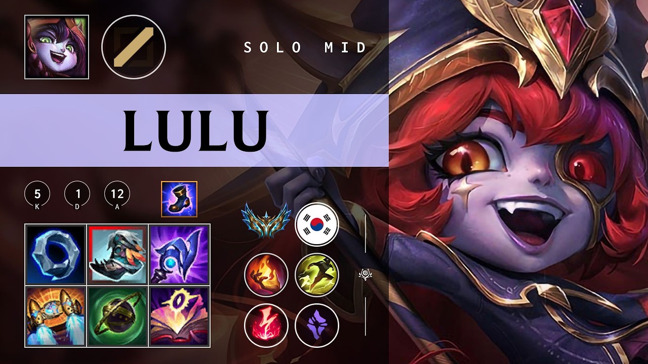 Lulu Mid vs Galio - KR Challenger Patch 26.04