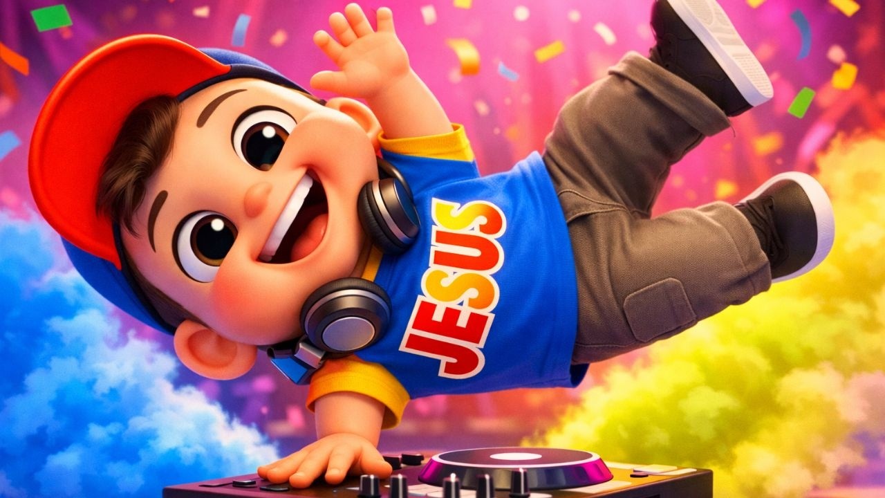 Louvor Infantil Animado 🎉 Festa Gospel para Crianças | Música Gospel Infantil Agitada para Dançar