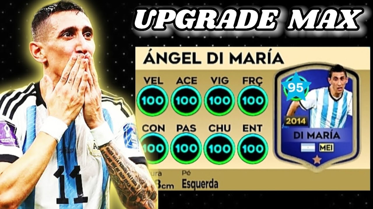 DLS 25 | UPGRADE do ÀNGEL DI MARÍA  PRIME ( 85 )  ✅🤩 ficou perfeito 💙💙 💎💎 DLS 25 