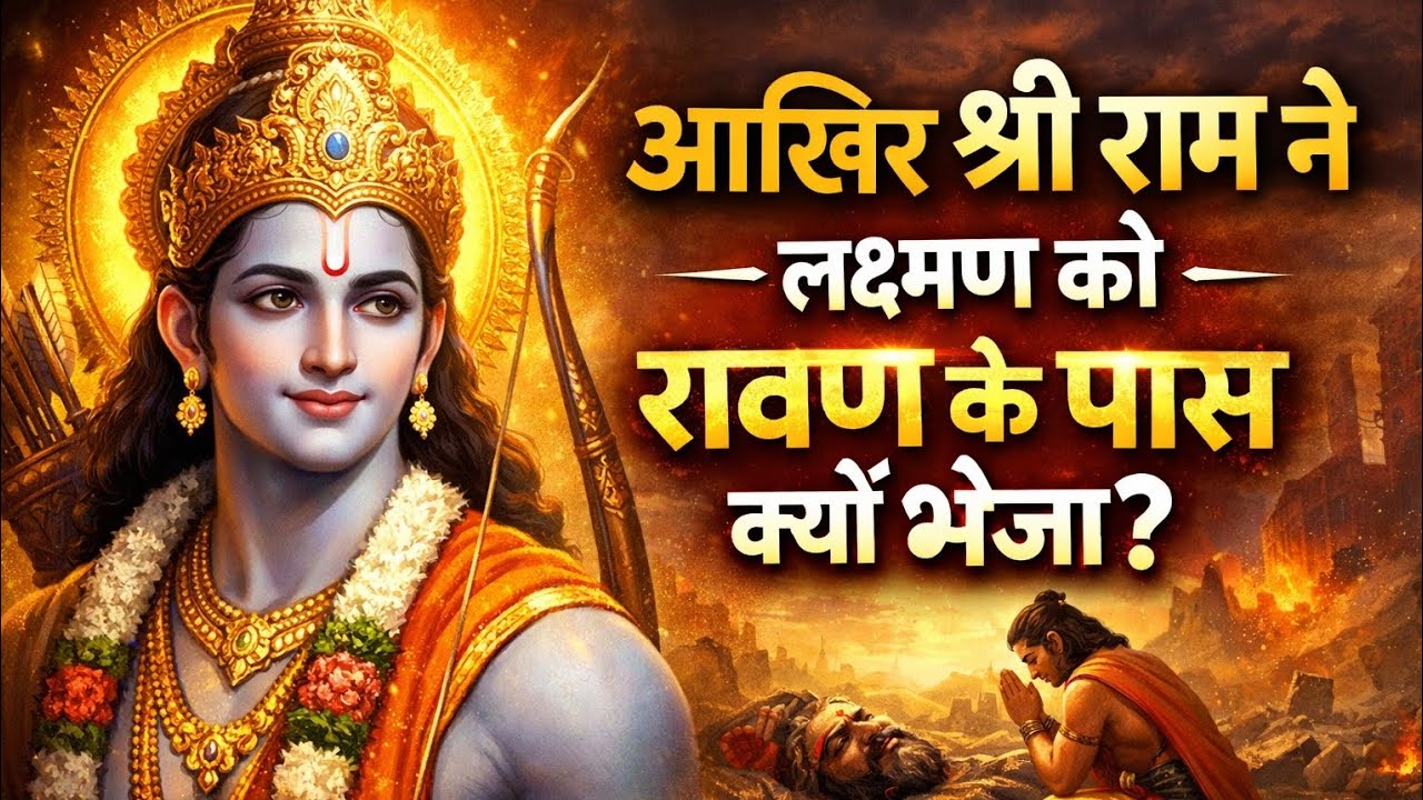 आखिर श्री राम ने लक्ष्मण को रावण के पास क्यों भेजा? | Ramayan की सबसे बड़ी सीख 