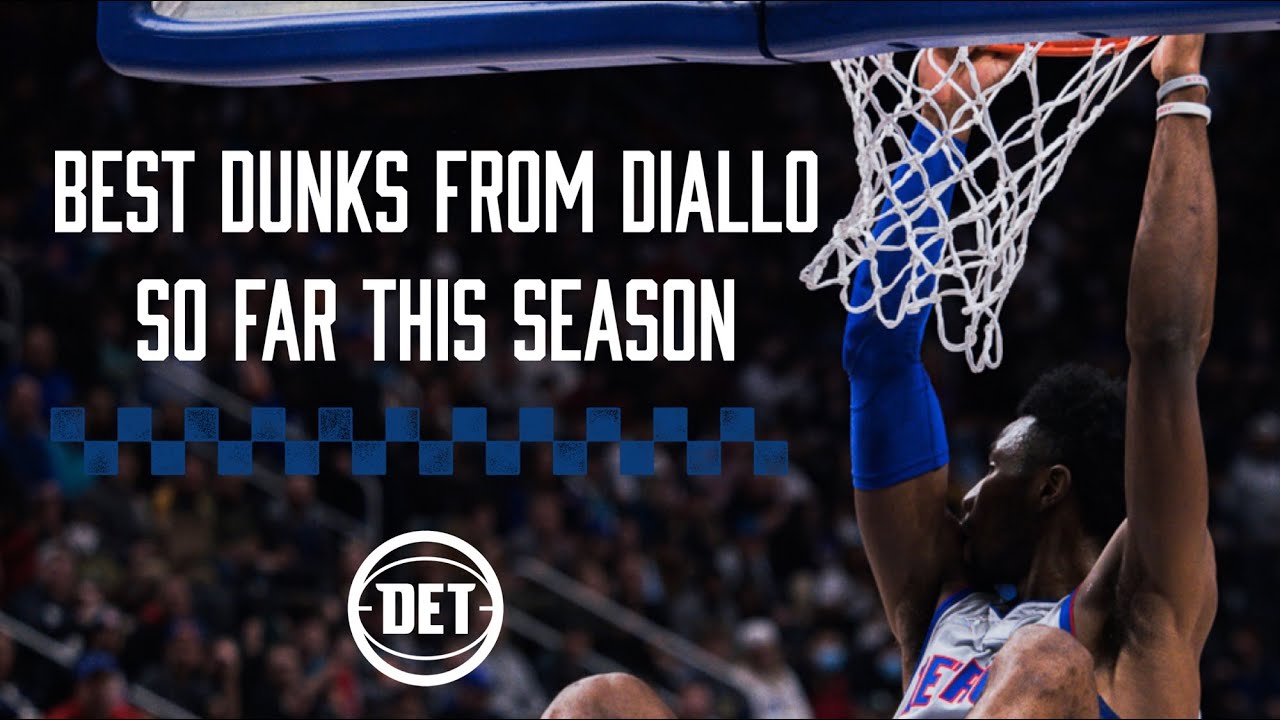 Detroit Pistons | Best Hamidou Diallo Dunks so far in 2021-22 Season
