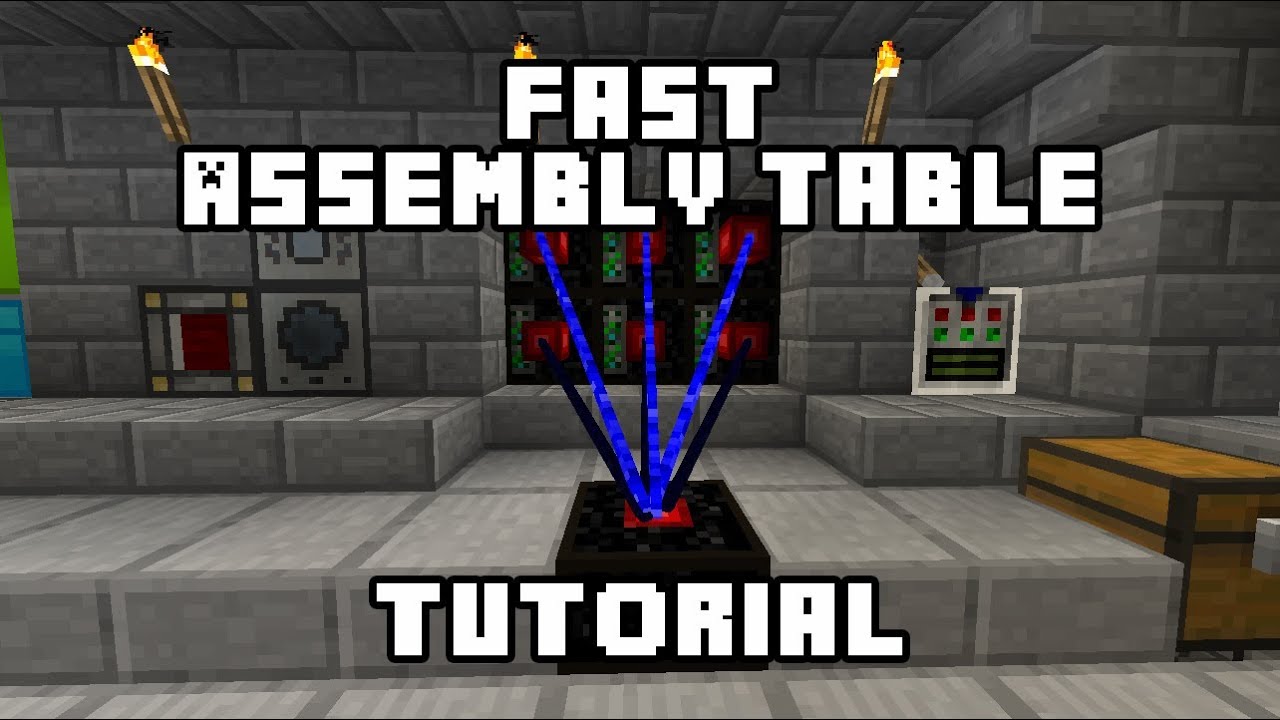 Minecraft FTB [Tutorial] - Very Fast Assembly Table