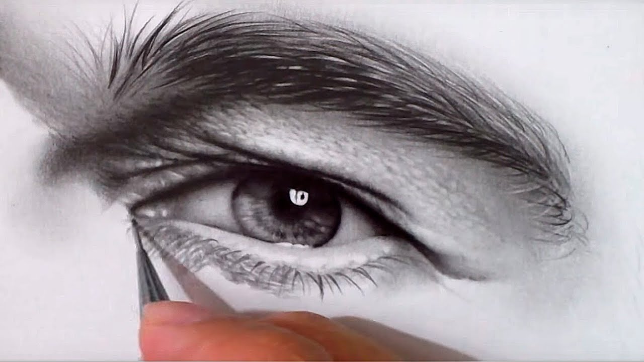 Como desenhar um olho realista - Passo a passo