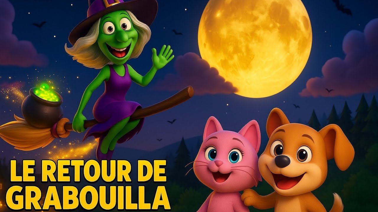 Le Retour de Grabouilla 🎃 Aventure d’Halloween en Comptine Animée