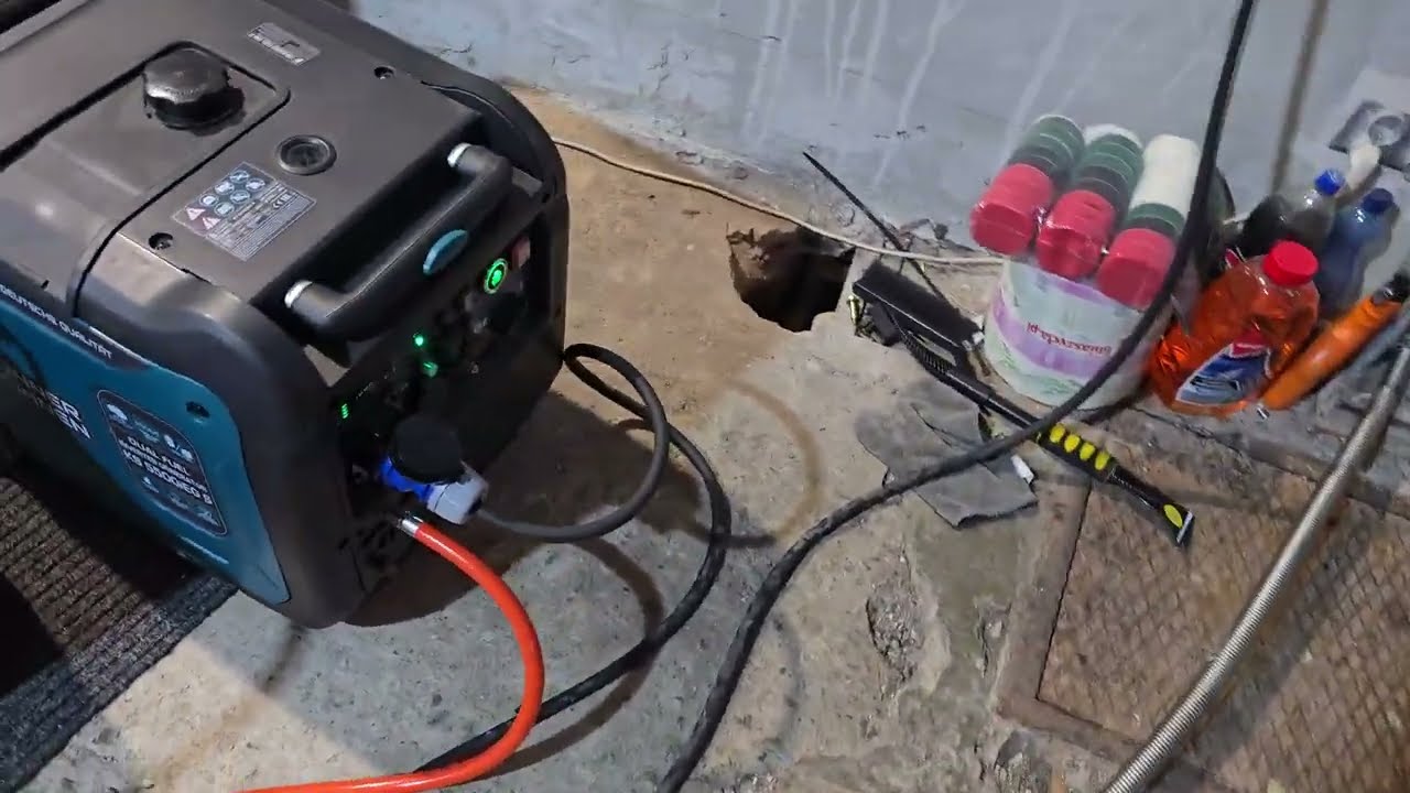 Test agregatu konner sohnen KS 5500iEG S w trybie ładowania akumulatorów