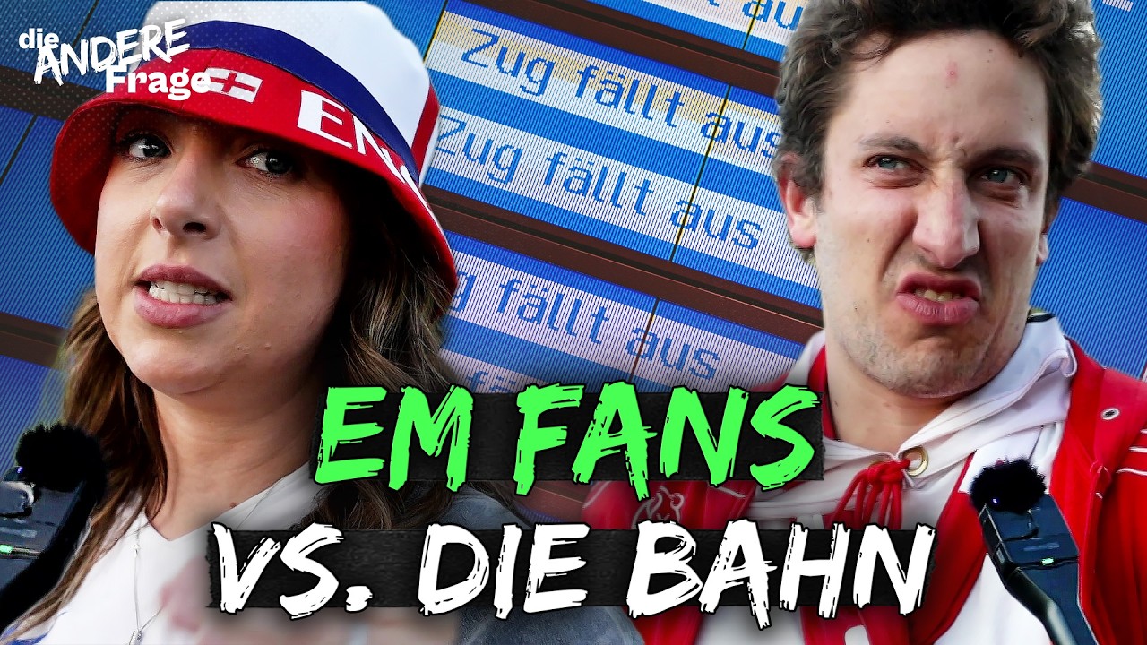 EM-Gäste reagieren: So peinlich ist das deutsche Bahn-System | Die andere Frage