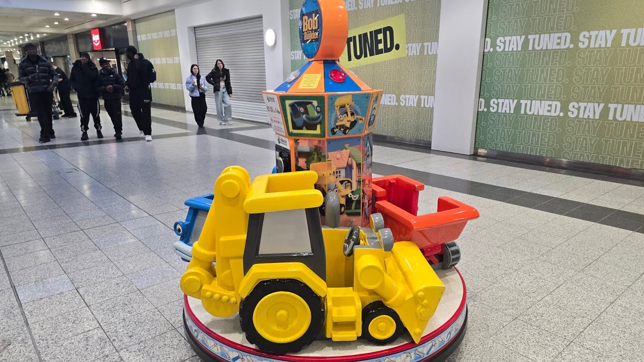KRA/ Auscoin/RideOn!Entertainment Bob the Builder Carousel Contactless Operated Kiddie ride