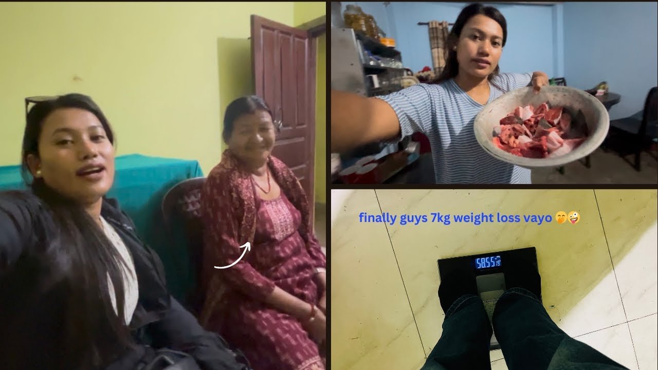 finally sathi haru 7kg weight loss vayo 🤪🫣🫣😝😝❤️❤️@Mamatavlogs2053 