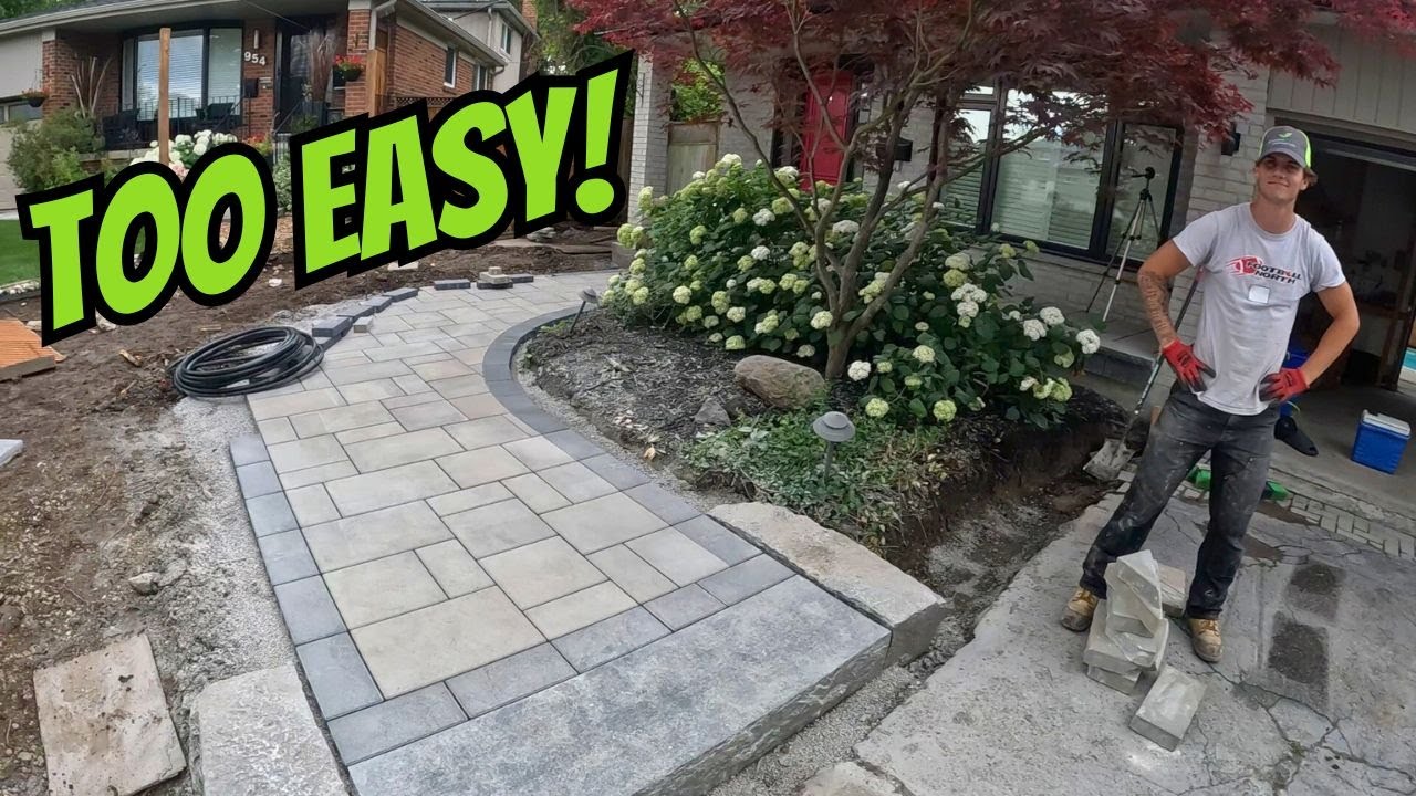 Easy Front Walkway Installation!