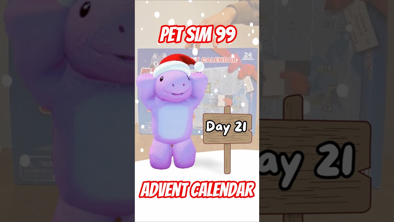 Рождественский календарь для Pet Simulator 99! День 21 