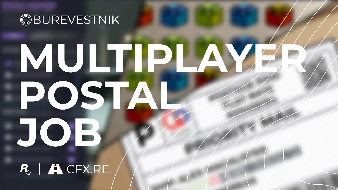 GTA 5 | Multiplayer postal courier job | GoPostal job | FiveM | ESX | QBCore | Standalone